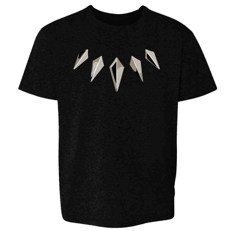 Superhero Panther Collar Halloween Cosplay Kids & Youth Tee