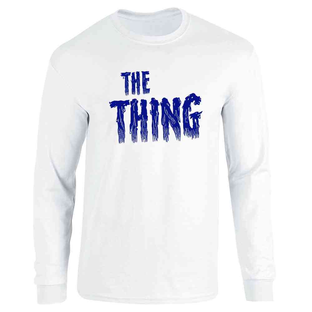 The Thing Retro Scary Horror SciFi Outpost 31 Long Sleeve