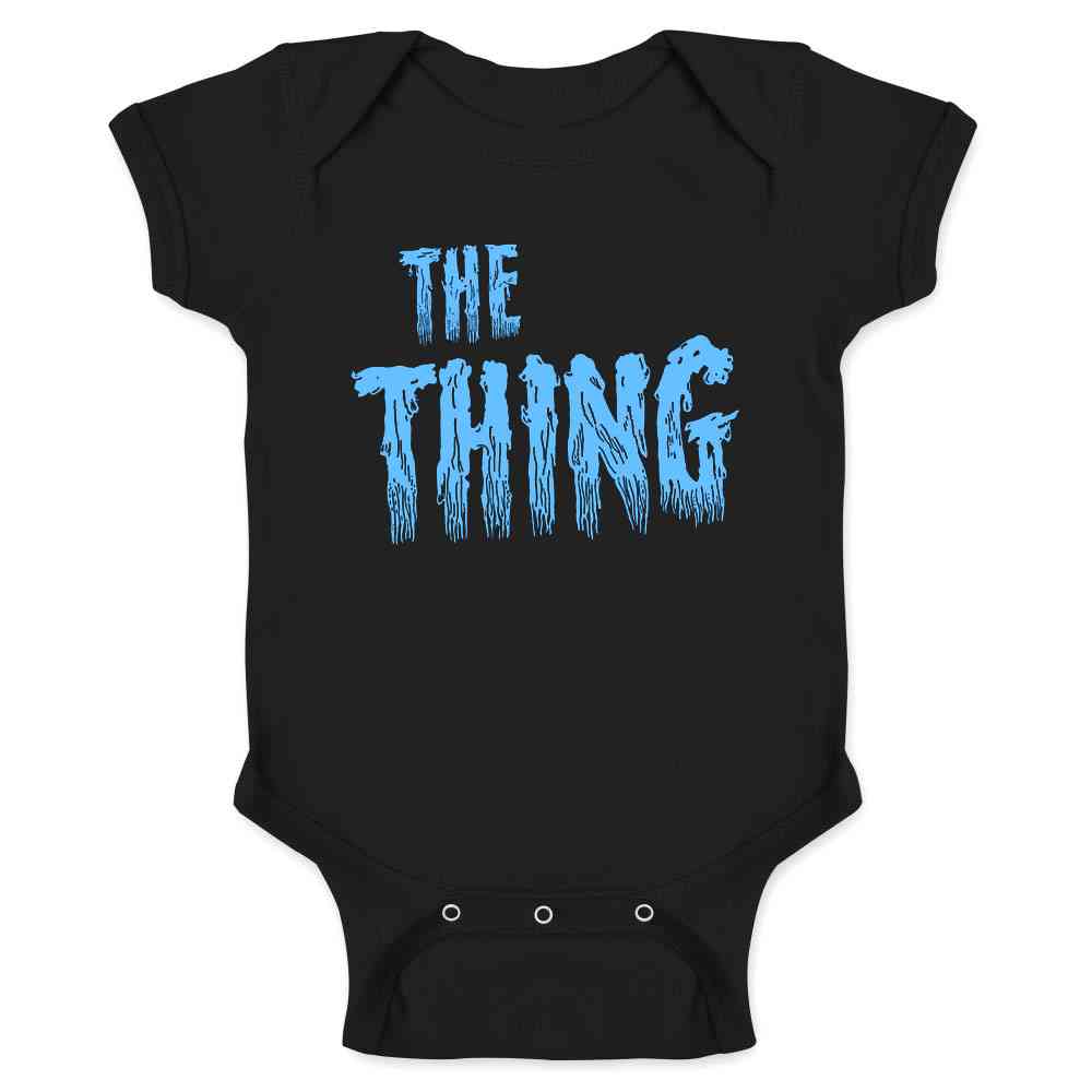 The Thing Retro Scary Horror SciFi Outpost 31 Baby Bodysuit
