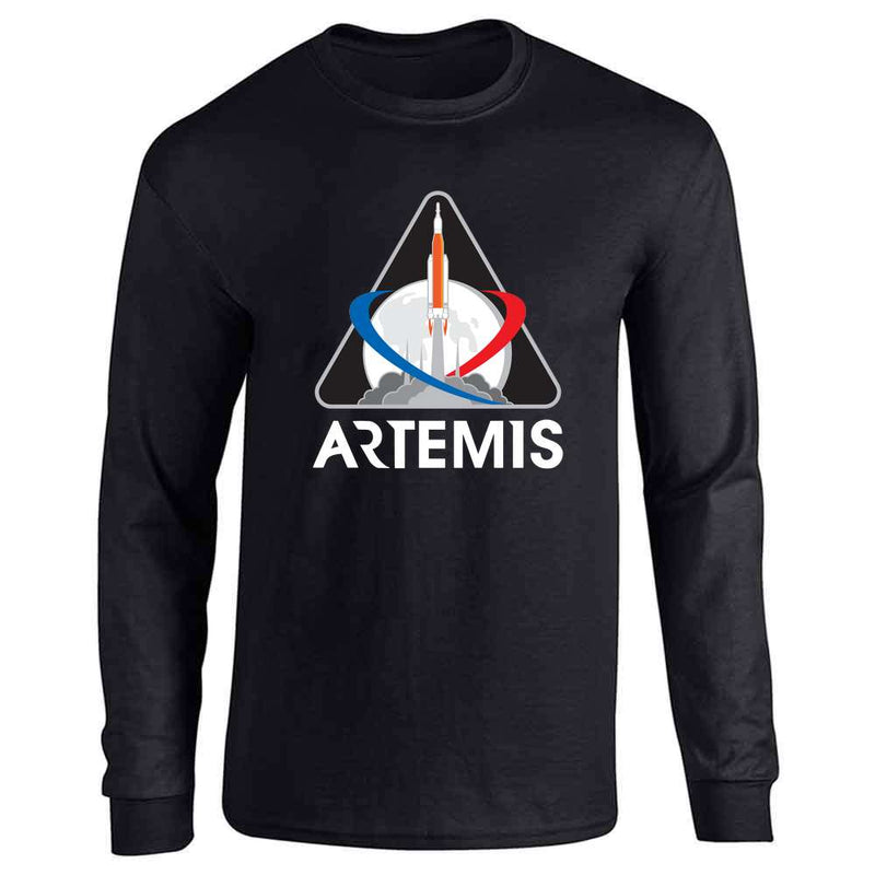 NASA Artemis Program Mission 1 Patch Moon Long Sleeve