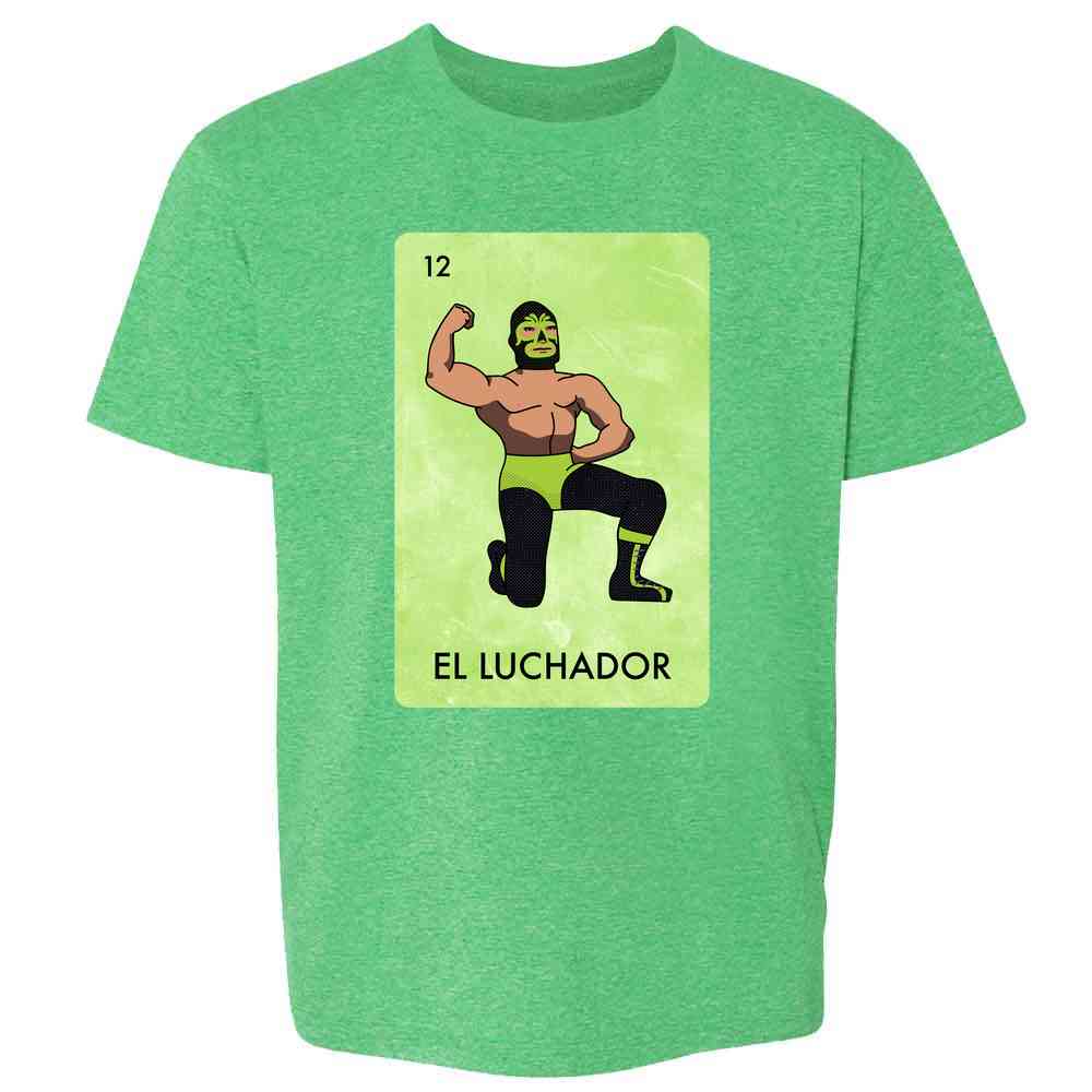 El Luchador Mexican Lottery Parody Mask Wrestler  Kids & Youth Tee