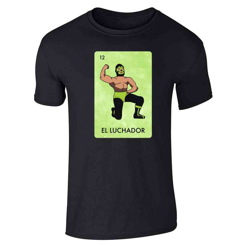 El Luchador Mexican Lottery Parody Mask Wrestler  Unisex Tee
