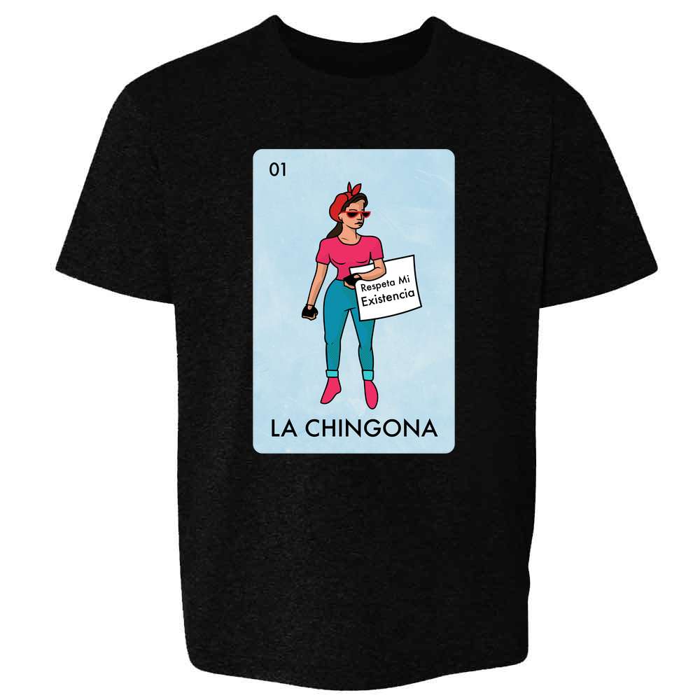 La Chingona Mexican Lottery Parody Feminist Latina Kids & Youth Tee