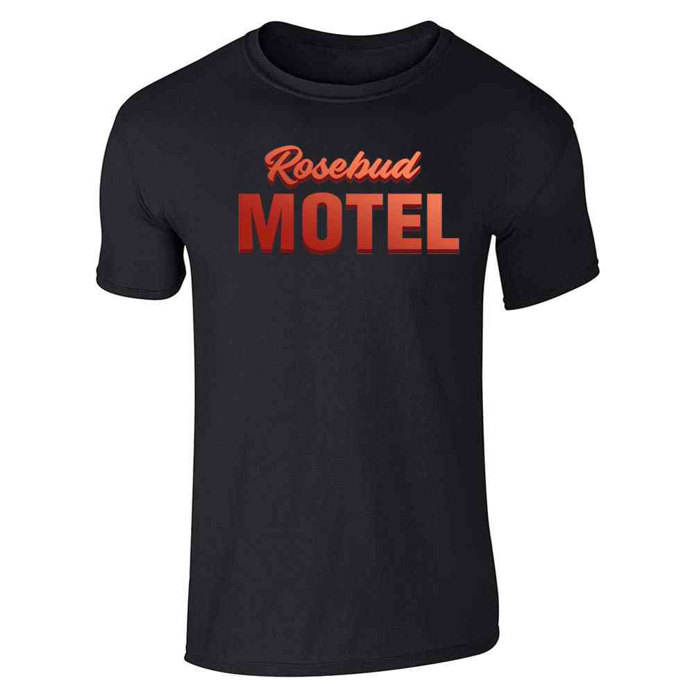 Rosebud Motel Logo Retro Funny Rose Family Unisex Tee