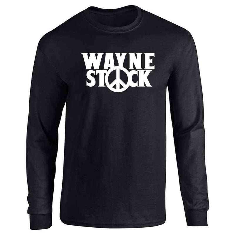 Wayne Stock Funny Retro 90s Movie  Long Sleeve