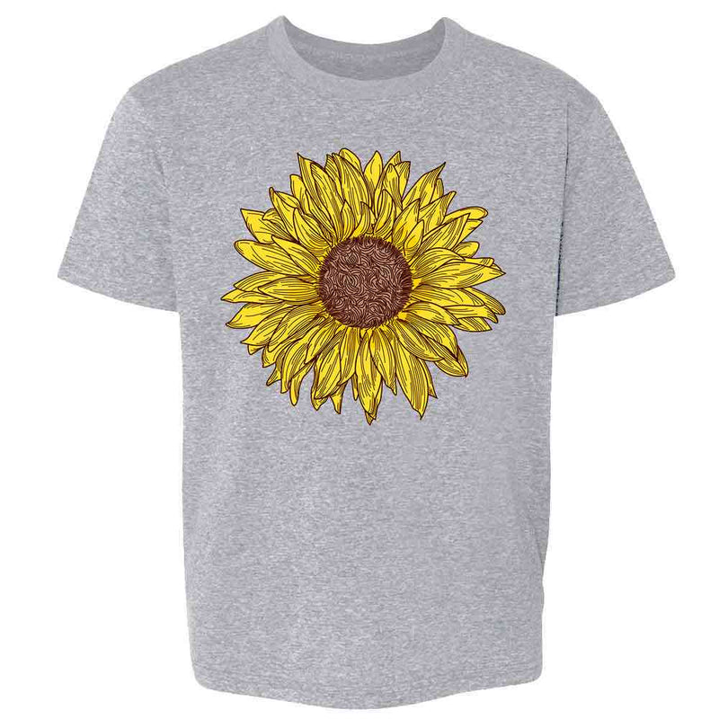 Sunflower Cute Retro Vintage Style Hippie Boho Kids & Youth Tee