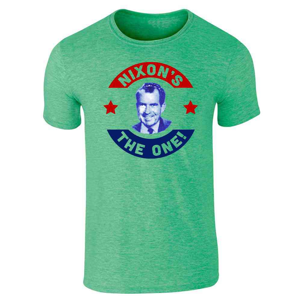 Richard Nixons The One Vintage President Campaign Unisex Tee – Gotham Gifts  | Pop Threads