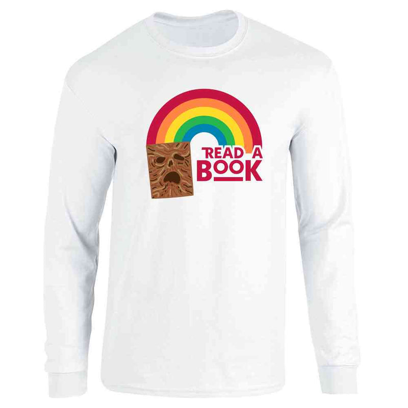 Read A Book Necronomicon Rainbow Funny Horror  Long Sleeve