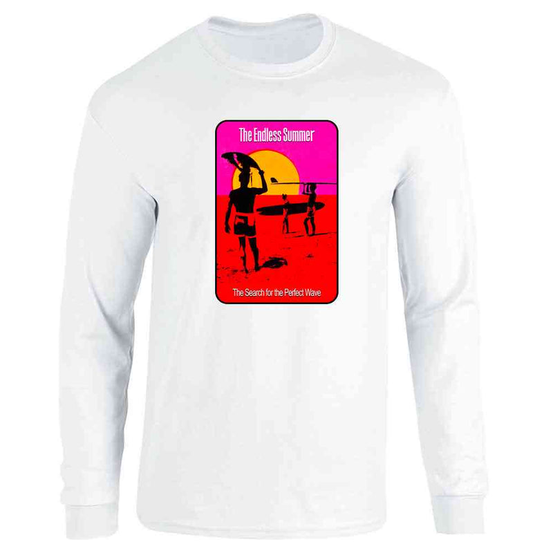 The Endless Summer Movie Surfing Surfer Retro 60s Long Sleeve