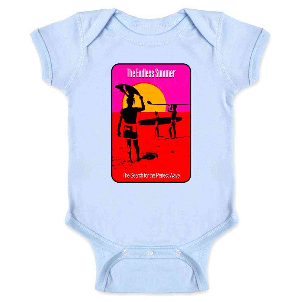 The Endless Summer Movie Surfing Surfer Retro 60s Baby Bodysuit