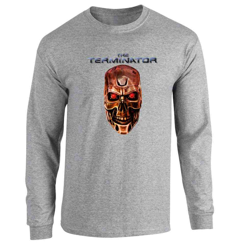 The Terminator Evil Cyborg Skull Movie Long Sleeve