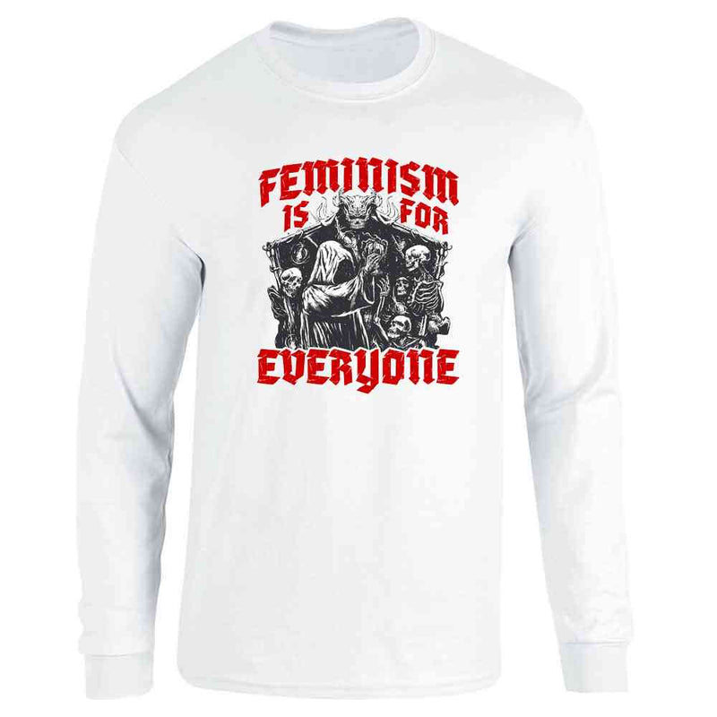 Feminism is for Everyone Metal Punk Emo Goth Long Sleeve