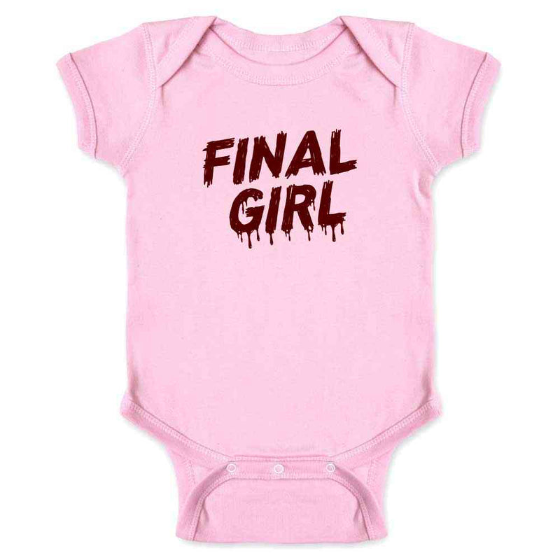 Final Girl Horror Movie Meme Trope Halloween  Baby Bodysuit