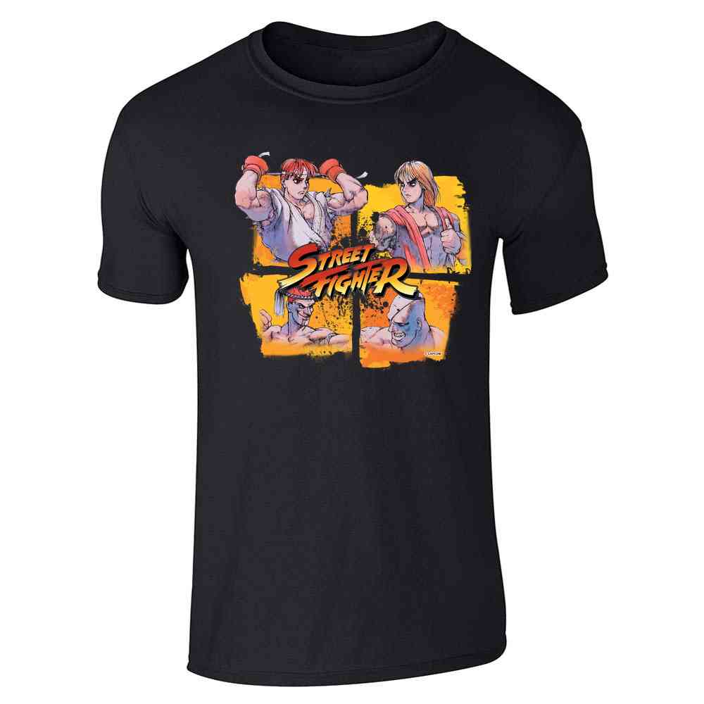 Street Fighter Ryu Ken Sagat Adon Video Game Unisex Tee