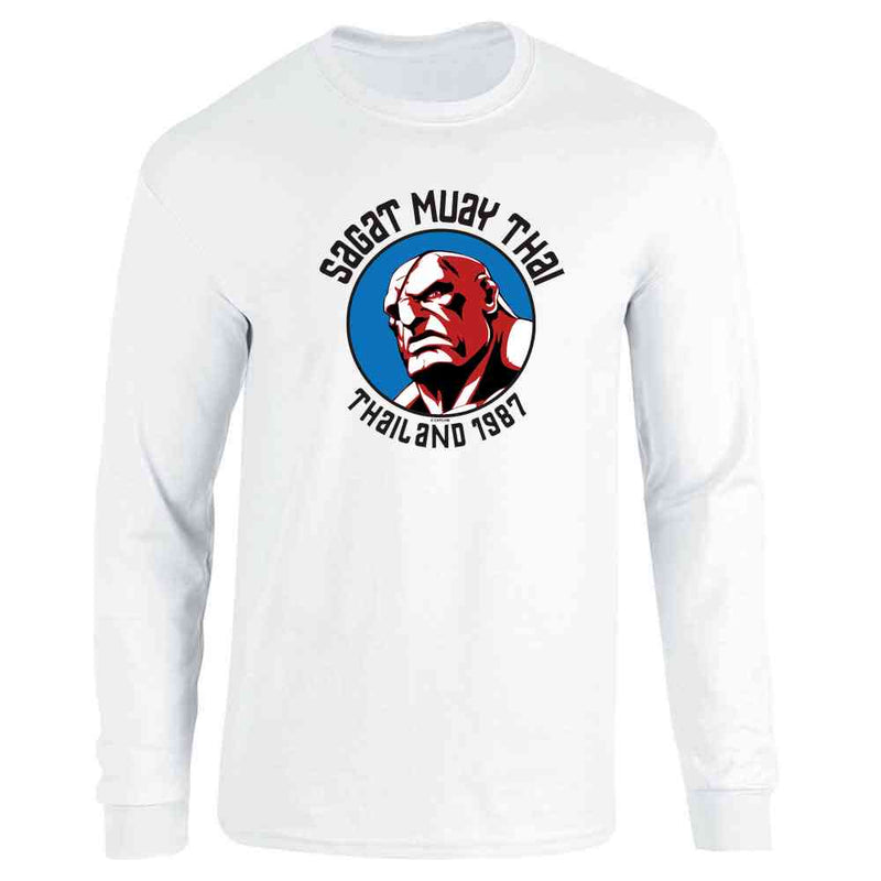 Street Fighter Sagat Muay Thai Gym Video Game  Long Sleeve