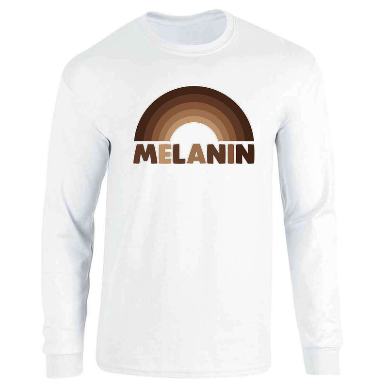 Melanin Rainbow Black History Pride BHM BLM Long Sleeve