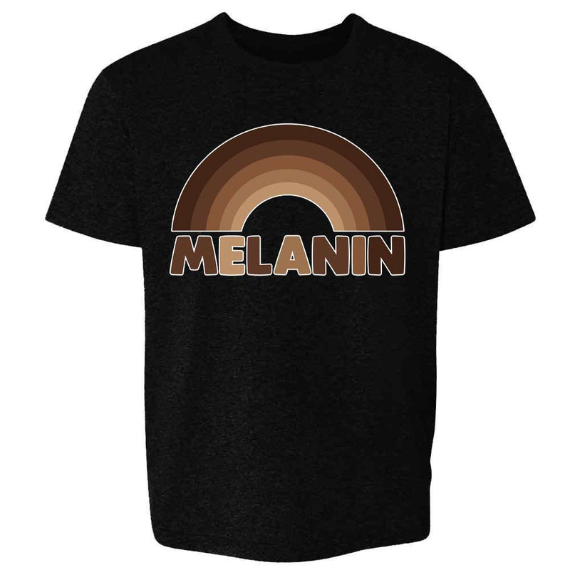 Melanin Rainbow Black History Pride BHM BLM Kids & Youth Tee
