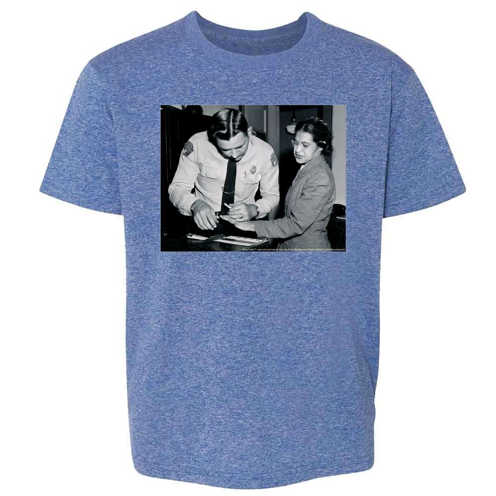 Rosa Parks Fingerprinting Mugshot Civil Rights BLM Kids & Youth Tee ...