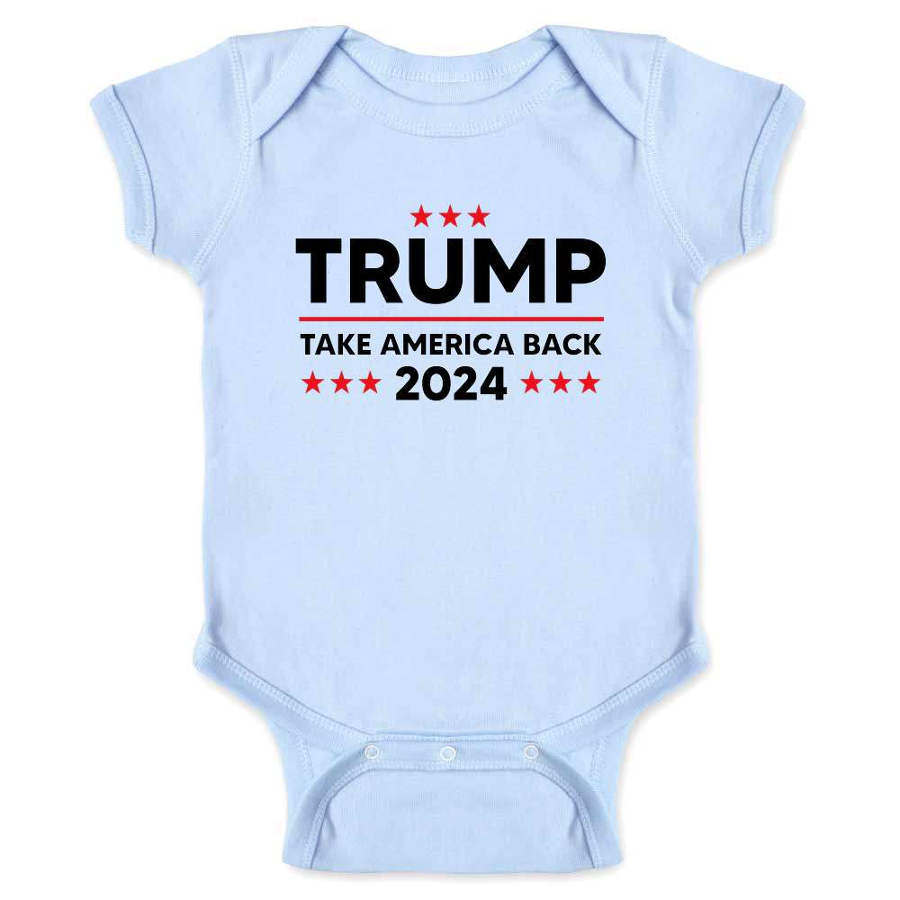 Donald Trump 2024 Take America Back MAGA Baby Bodysuit – Pop