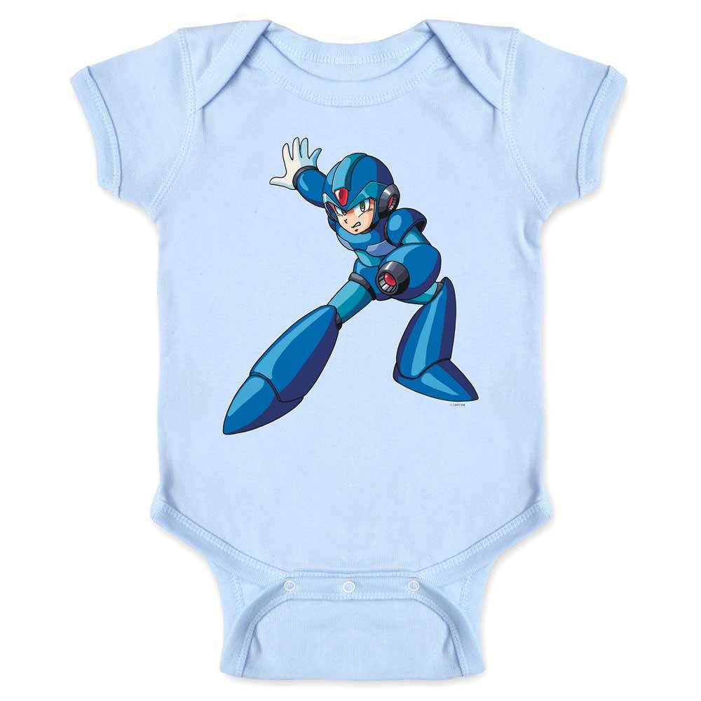 Mega Man X Base Armor Megaman Video Gaming Baby Bodysuit