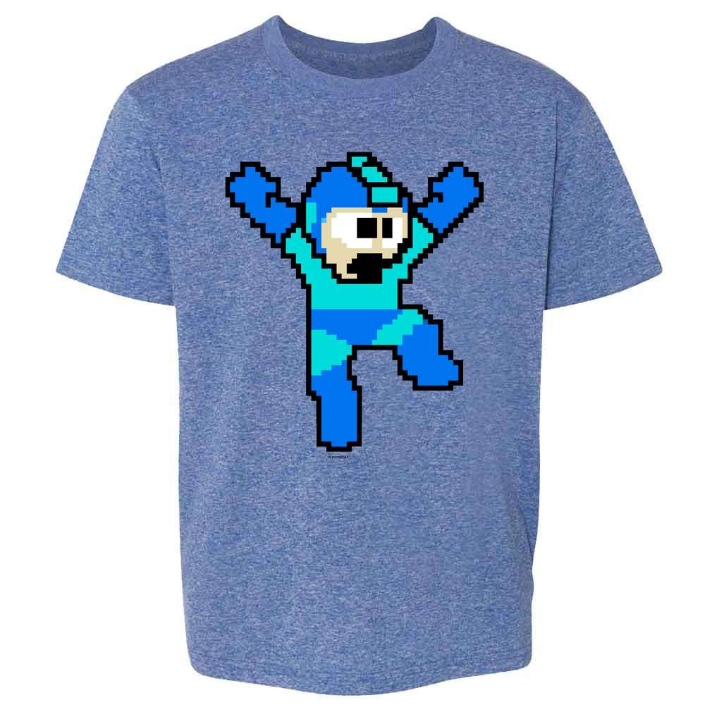 Mega Man 8 Bit Retro Jump Megaman Video Gaming Kids & Youth