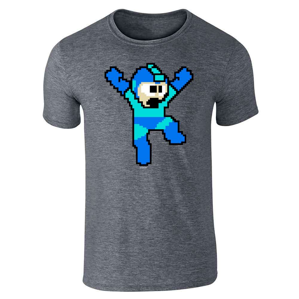 Mega Man 8 Bit Retro Jump Megaman Video Gaming Unisex Tee