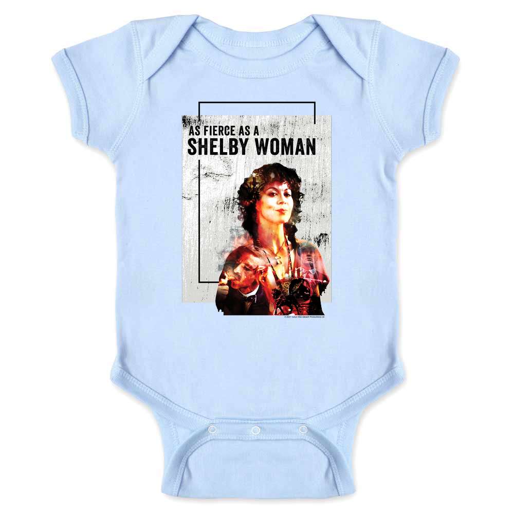 Peaky Blinders Merchandise Fierce as Shelby Woman Baby Bodysuit