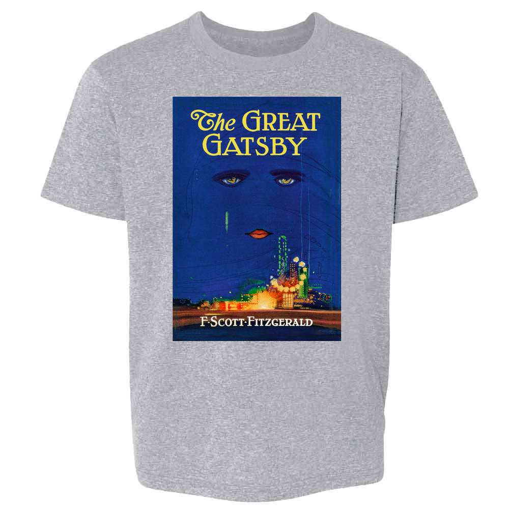 The Great Gatsby Book Cover Art F Scott Fitzgerald Kids & Youth Tee