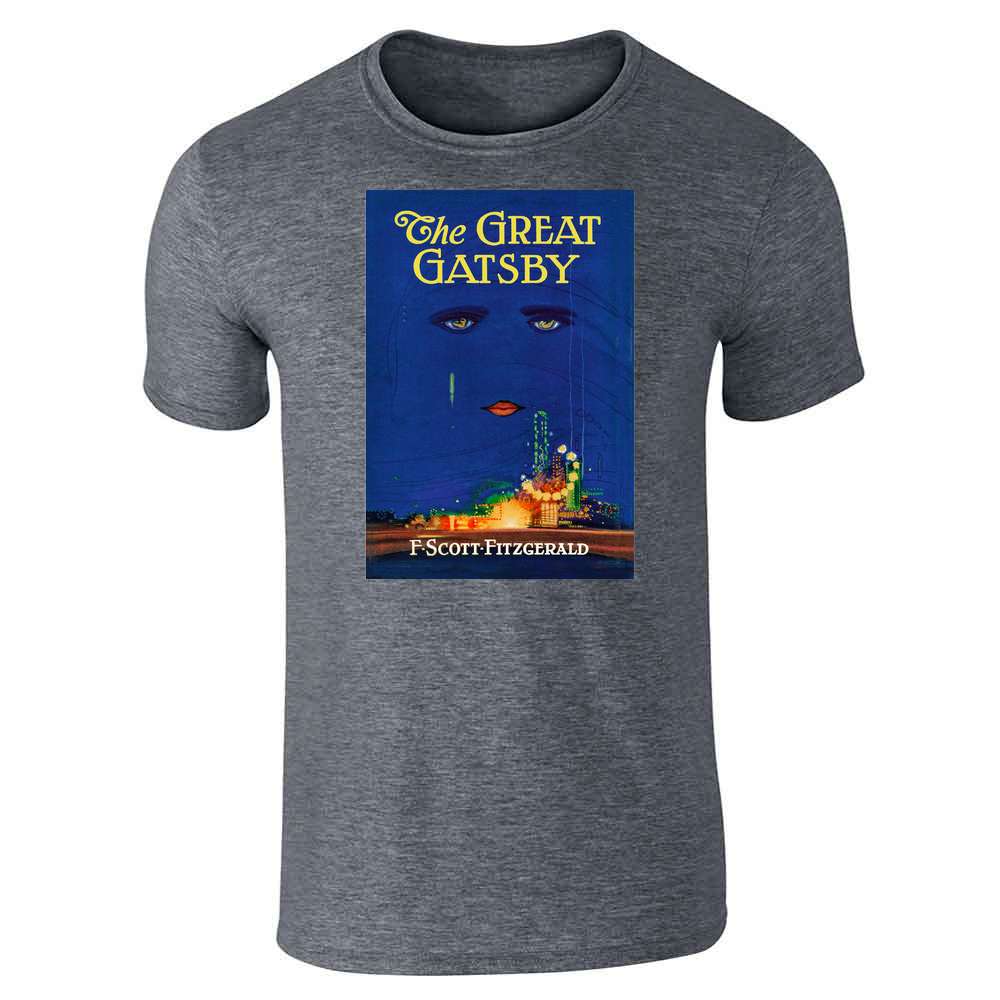 The Great Gatsby Book Cover Art F Scott Fitzgerald Unisex Tee