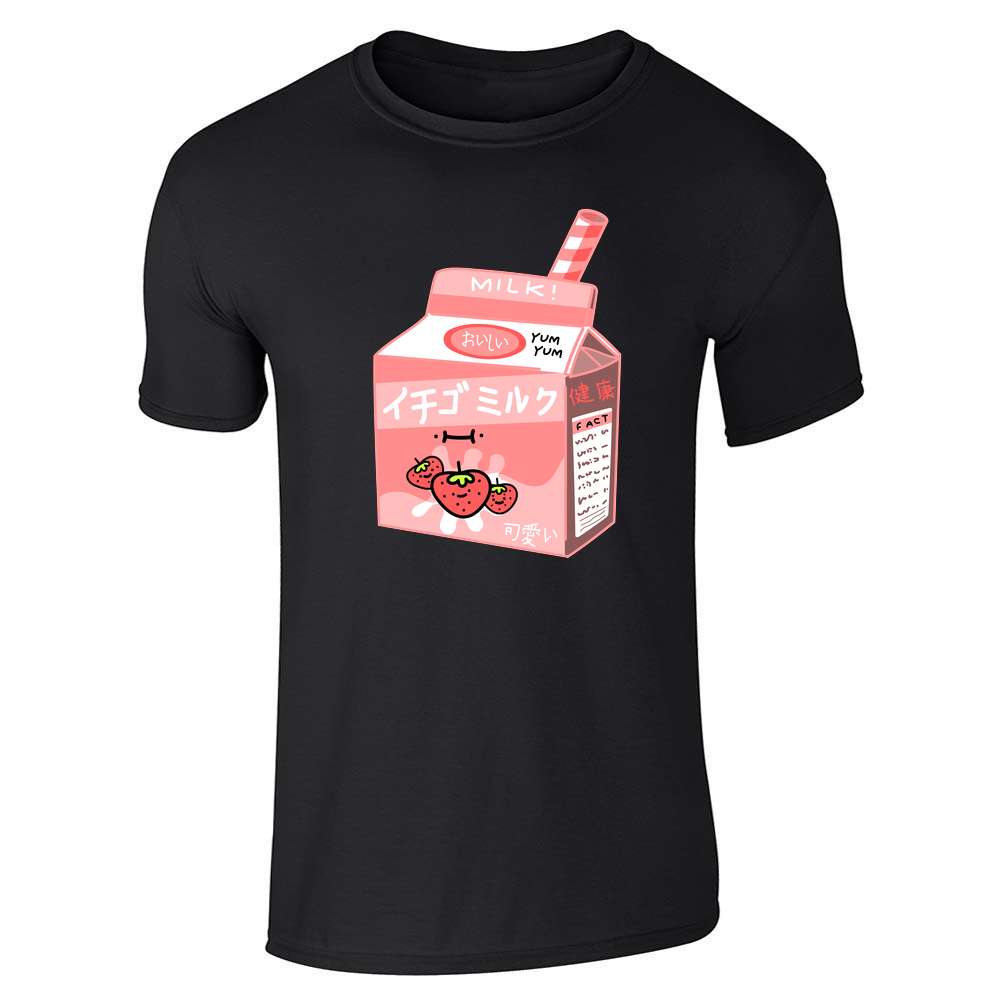 Kawaii Strawberry Milk Shake Aesthetic 90s Retro Unisex Tee