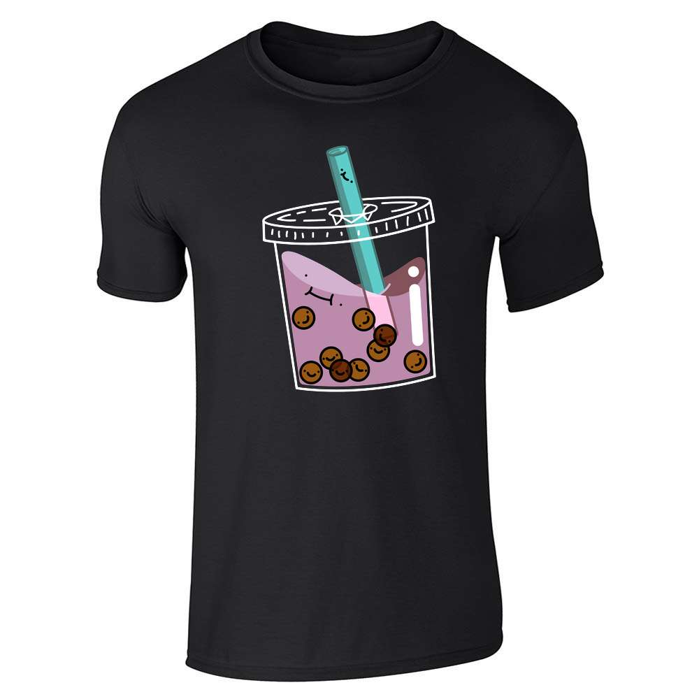 Kawaii Boba Tea Pearl Drink Funny Cute Anime  Unisex Tee