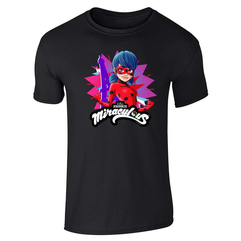 Miraculous Ladybug and Cat Noir Merch Purple Tower Unisex Tee