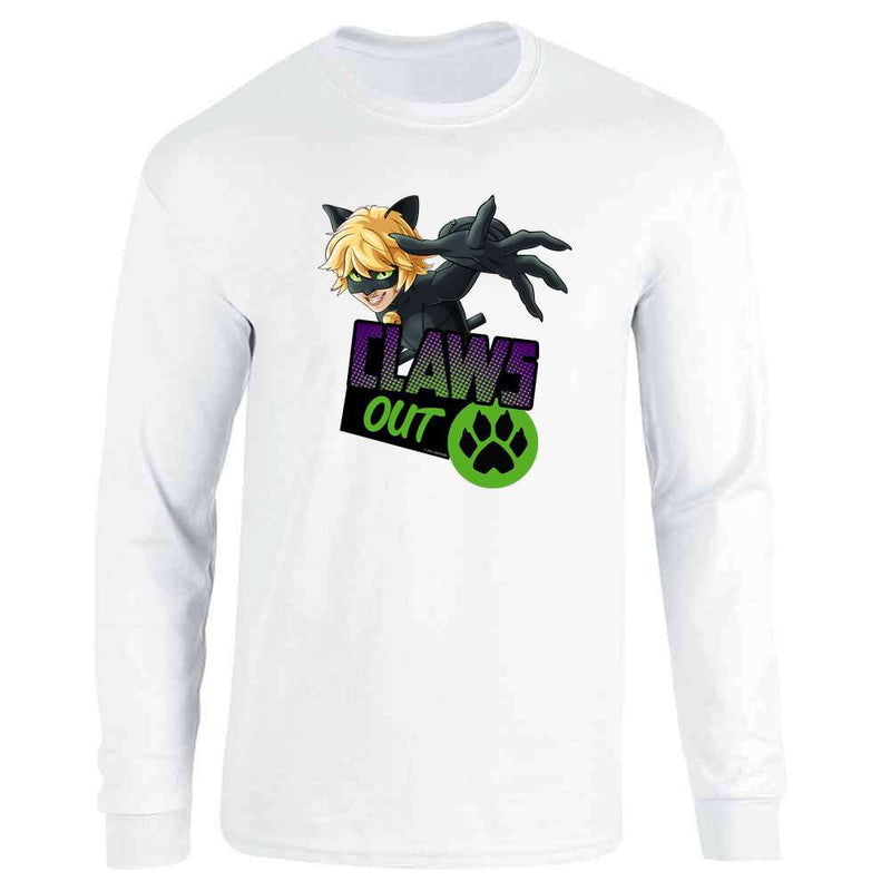 Miraculous Ladybug and Cat Noir Merch Claws Out Long Sleeve