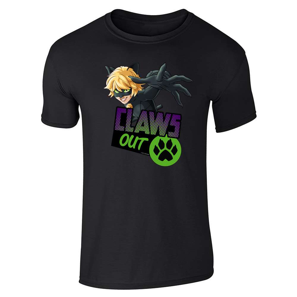 Miraculous Ladybug and Cat Noir Merch Claws Out Unisex Tee