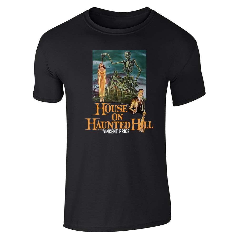 House On Haunted Hill Vintage Horror Movie  Unisex Tee