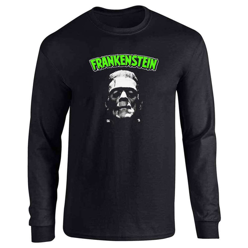 Frankenstein Horror Movie Monster Boris Karloff Long Sleeve