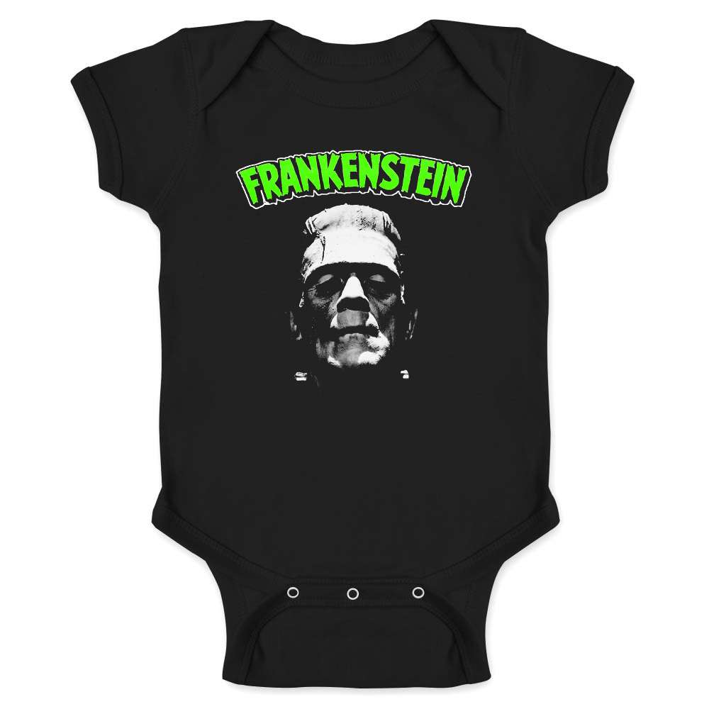 Frankenstein Horror Movie Monster Boris Karloff Baby Bodysuit
