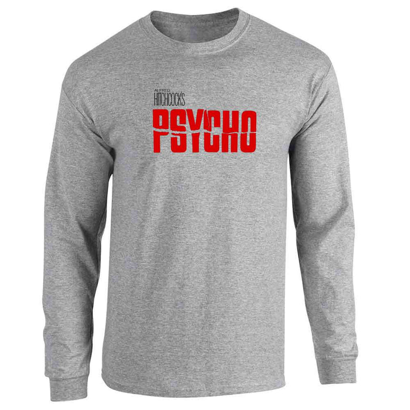 Alfred Hitchcocks Psycho Retro Horror Movie  Long Sleeve