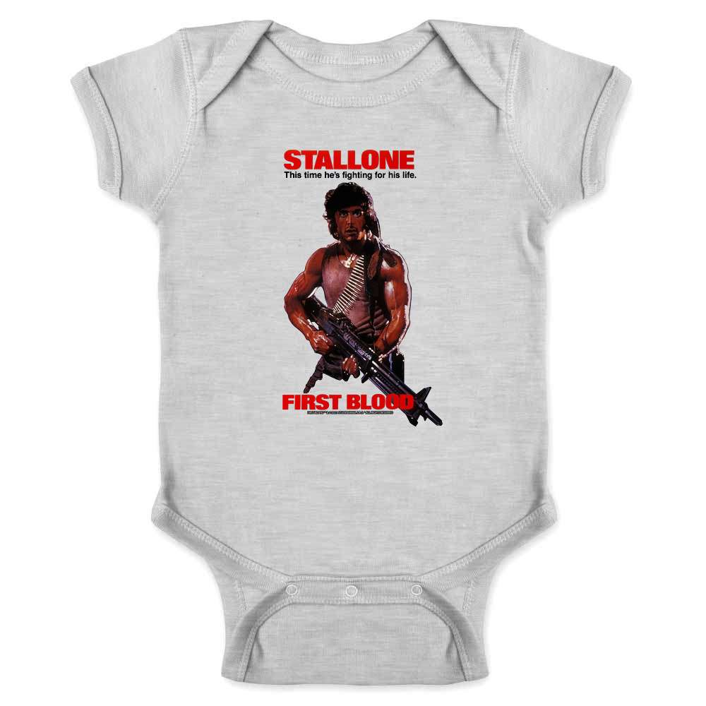 Rambo First Blood Stallone 80s Movie Baby Bodysuit – Gotham Gifts | Pop ...