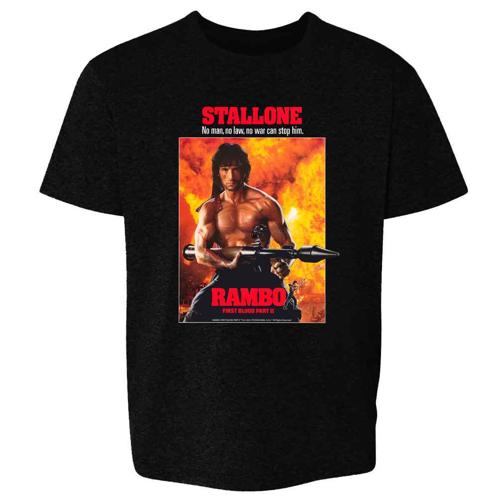 Rambo First Blood Part II 80s Movie Stallone Kids & Youth Tee