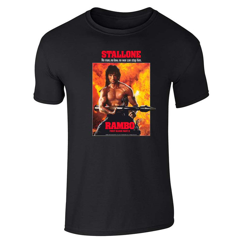 Rambo First Blood Part II 80s Movie Stallone Unisex Tee