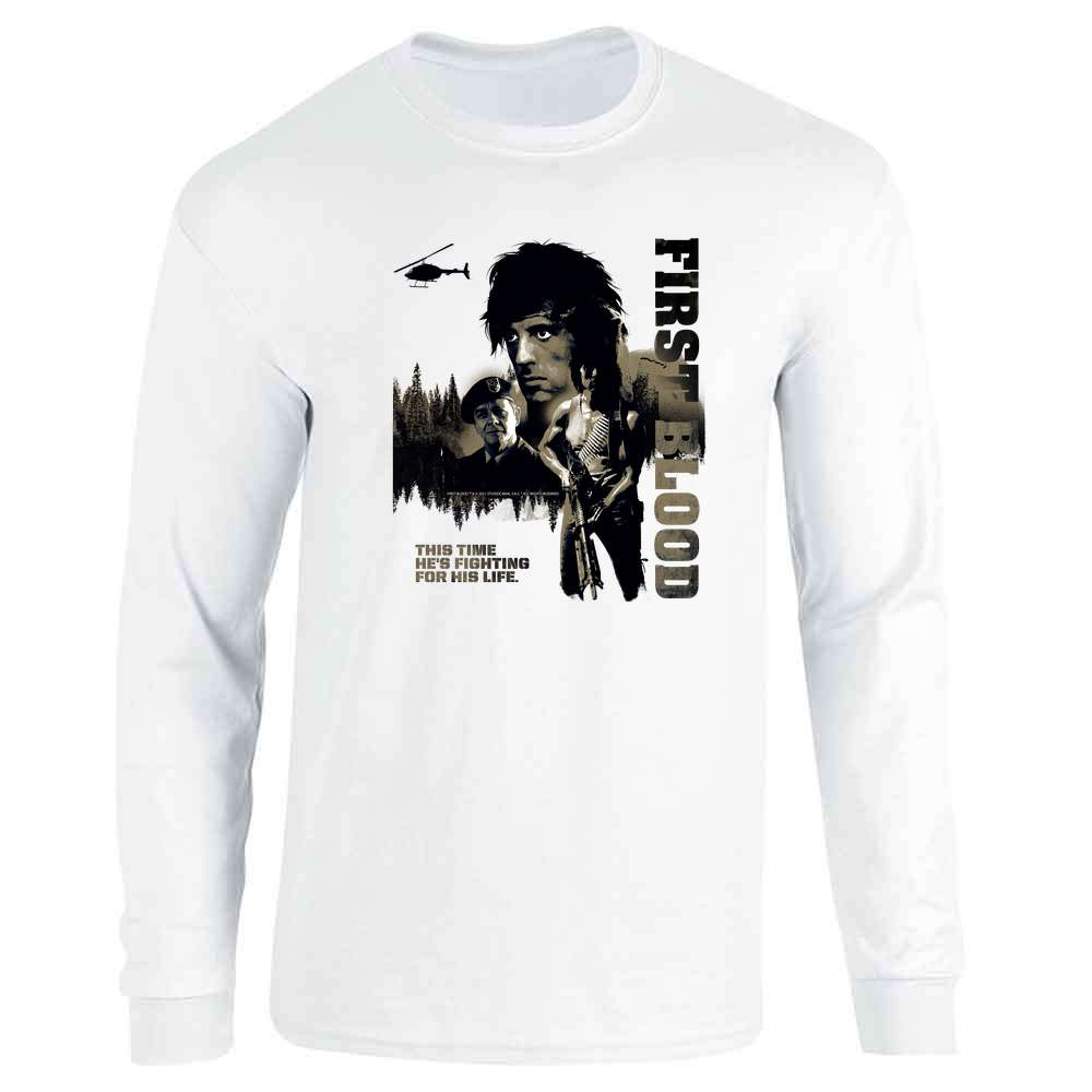 Rambo This Time He&apos;s Fighting For His Life Long Sleeve