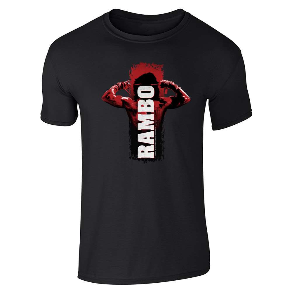 Rambo Back Tying Headband 80s Action Movie Unisex Tee