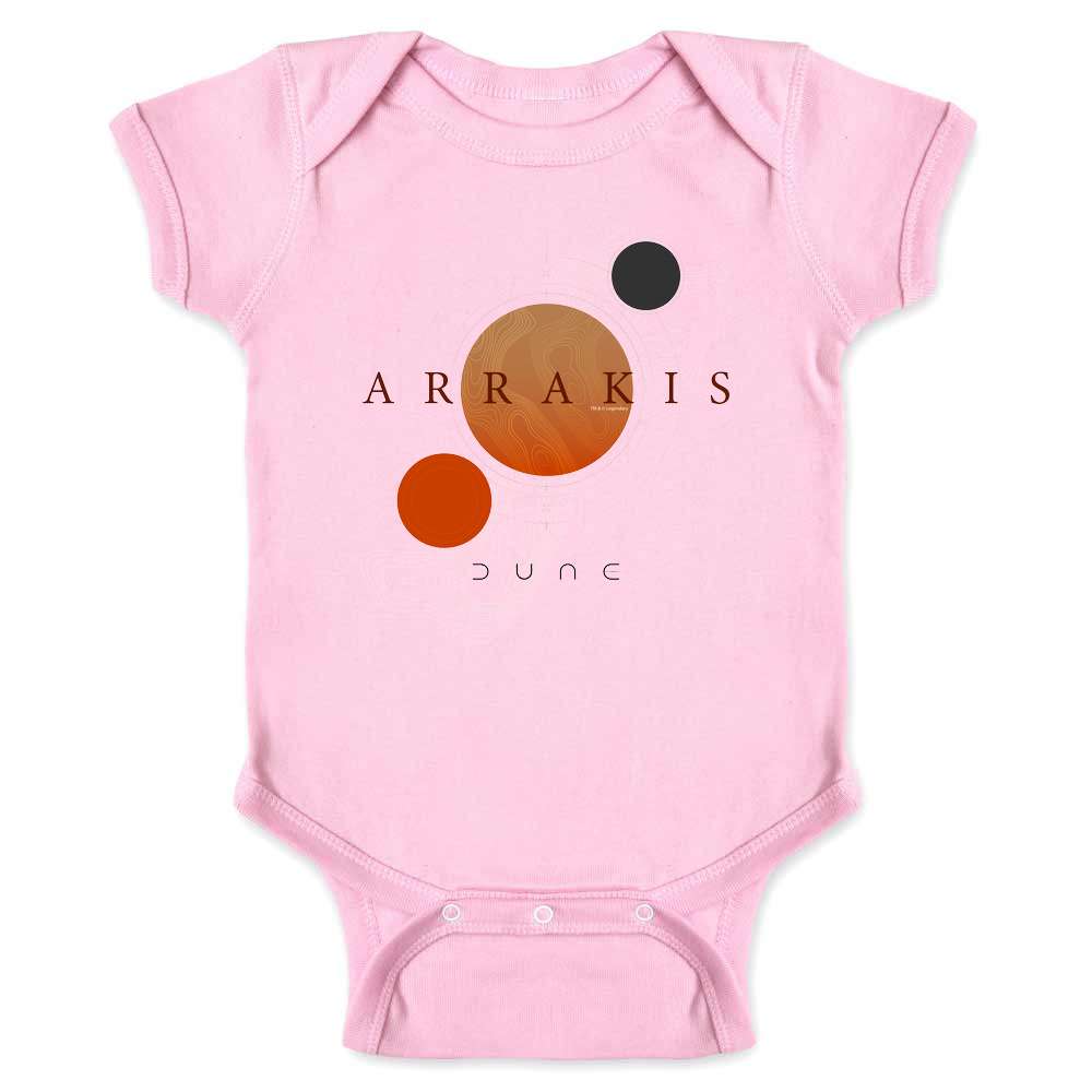 Dune Merchandise Planet Arrakis Map Movie Spice  Baby Bodysuit