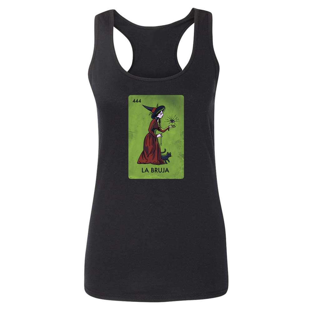 La Bruja Witch Mexican Lottery Parody Funny Horror Womens Tee & Tank