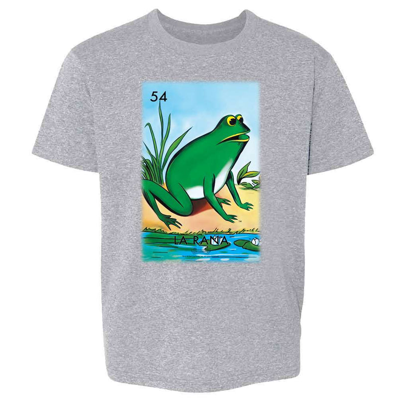 La Rana Frog Loteria Card Mexican Bingo Kids & Youth Tee
