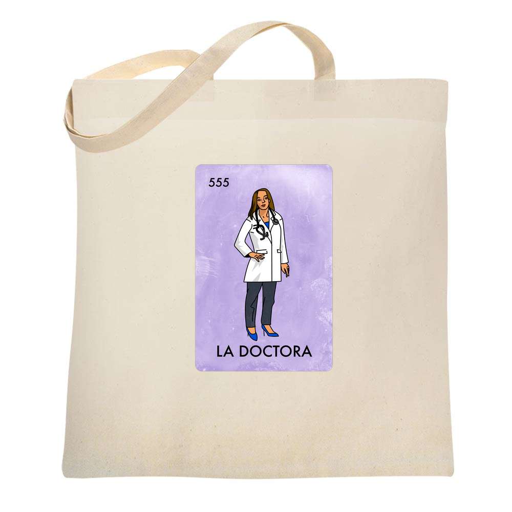 Doctor Hero La Doctora Mexican Lottery Gift Tote Bag