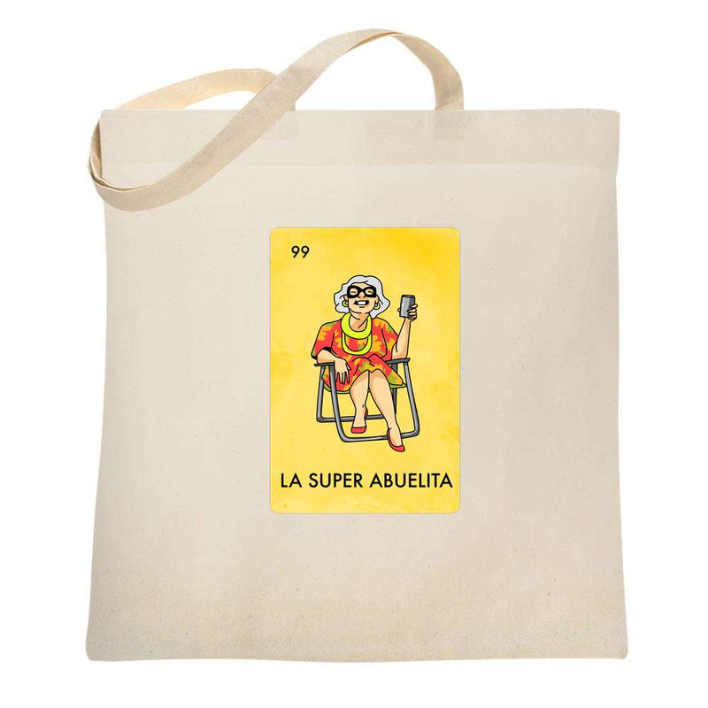 La Super Abuelita Abuela Grandma Mexican Lottery Tote Bag