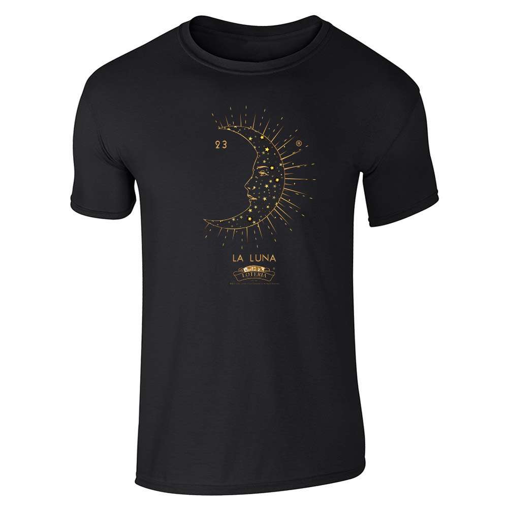 La Luna Moon Gold Loteria Card Mexican Bingo Unisex Tee