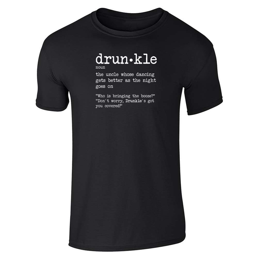 Drunkle Definition Drunk Uncle Funny Cool  Unisex Tee